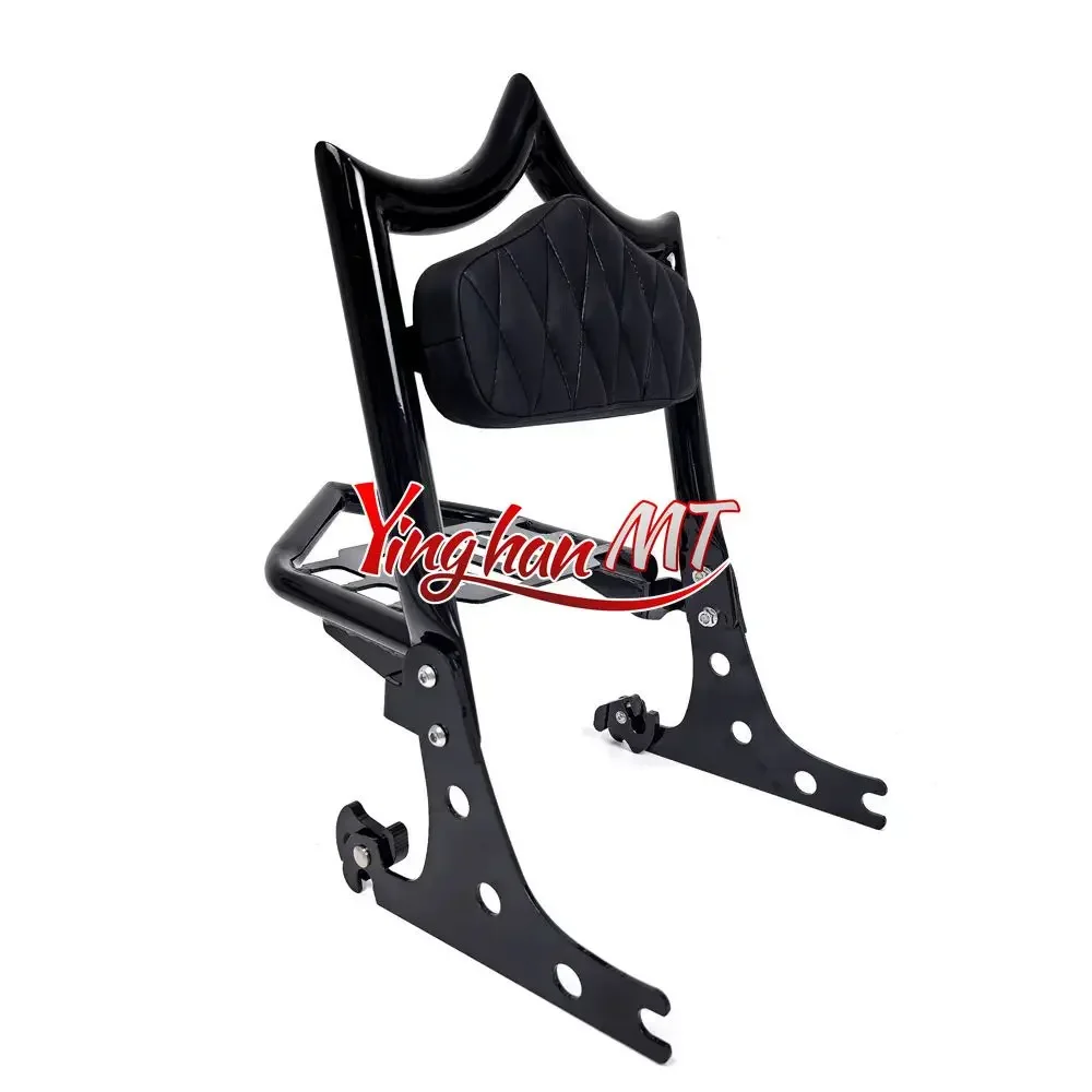 Motorcycle Passenger Sissy Bar Backrest For Harley Softail FLSTF Fat Boy 08-24 Softail Breakout FXBRS 114 13-23