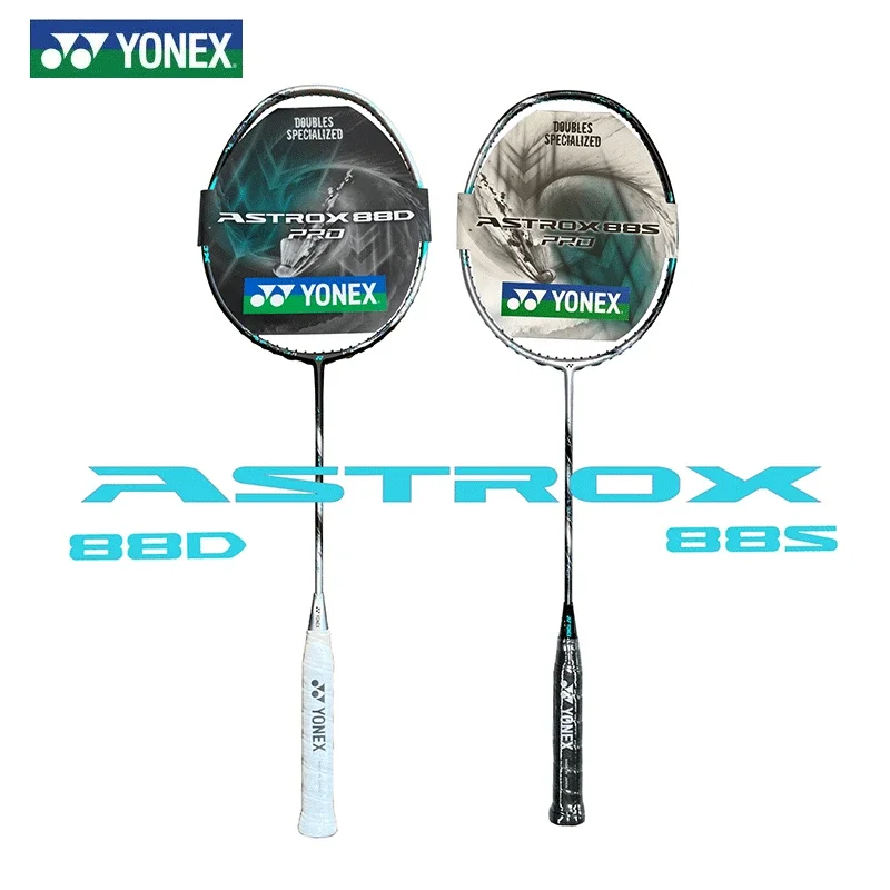 Yonex Customizable Pounds and String 2024 New Badminton Racket AX88S/D Pro ASTROX Series Professional Racket Badminton Set 4U