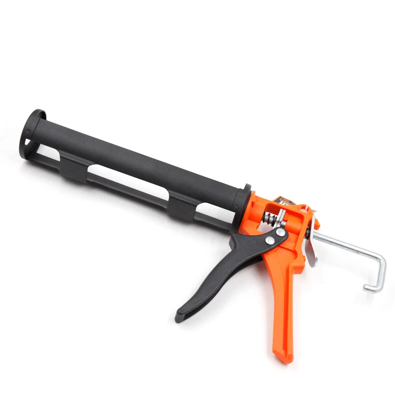 9 Inch Heavy Duty Sealant Caulking Gun, High Thrust Caulk and Adhesive Gun, Nylon Handle, Carbon Steel Body for Painting