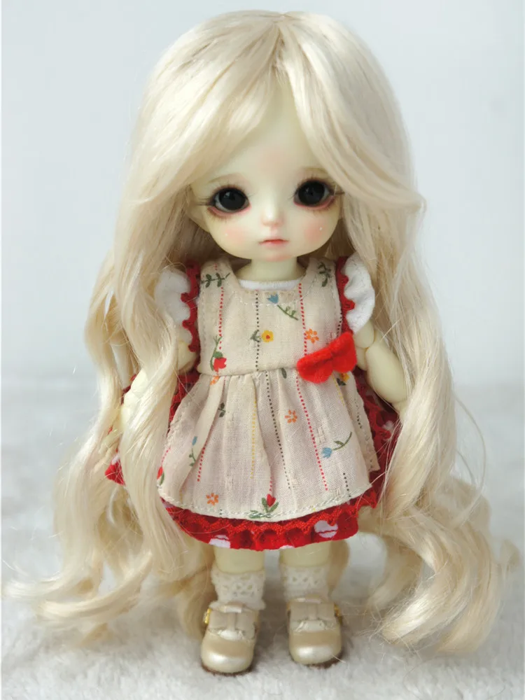 Jusuns JD154 1/8 OB11 1/6 1/4 1/3 Long Lady Wave Synthetic mohair BJD Wigs 6-7inch YOSD 7-8inch MSD 8-9inch SD Doll accessories