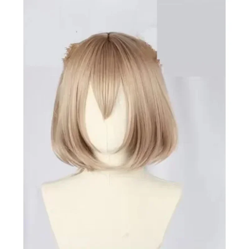 NewFelix Argyle Cosplay Wig Re:Zero Kara Hajimeru Isekai Seikatsu Felix Argyle Anime Synthetic Hair Cosplay Wigs +Ears +Cap+Trac