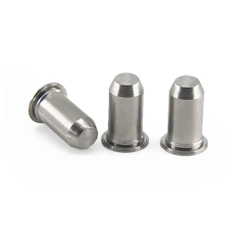 Stainless Steel Guide Cylindrical Riveting Self Locking Pins For Machinery 3mm 4mm 5mm 6mm