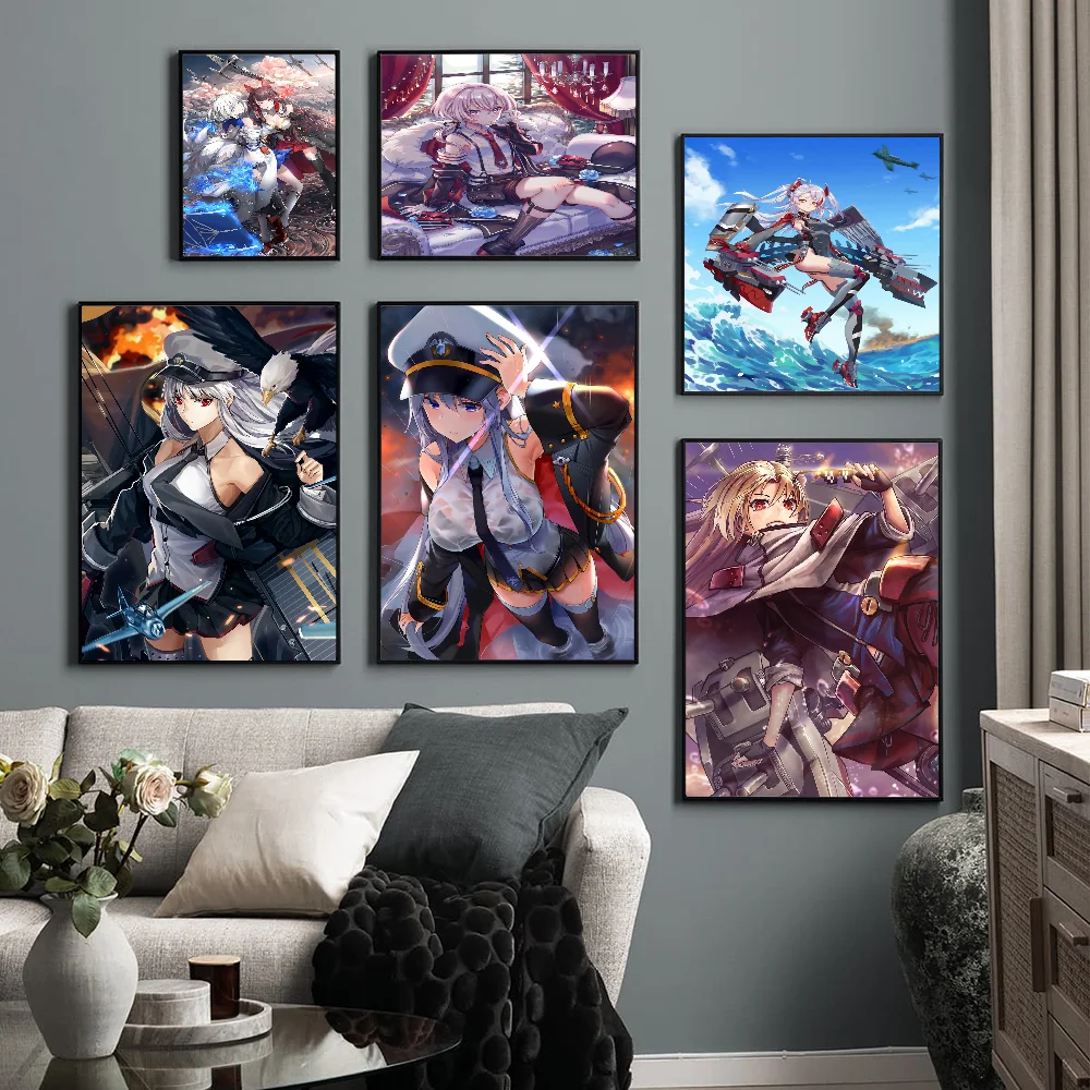 

Blue Archive Anime Posters Sticky Whitepaper Prints Posters Artwork Kawaii Room Decor