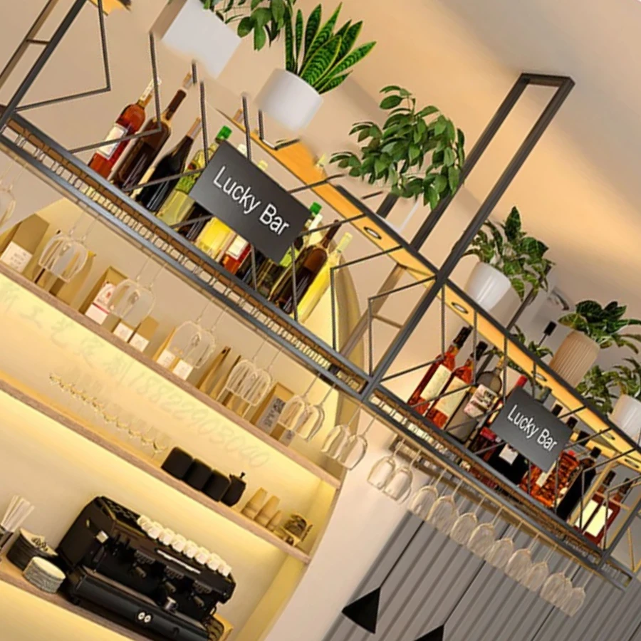 

Nordic Luxury Bar Cabinet European Coffee Corner Outdoor Large Bartender Organizer Strorage Vitrina Baroque Design Furniture