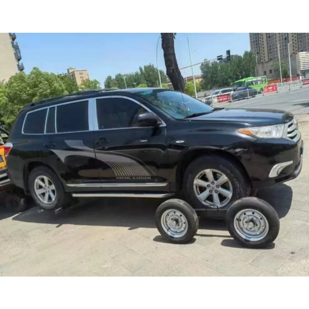 High-speed Large Auxiliary Wheels for Barricade Rescue Trailer Complete Set