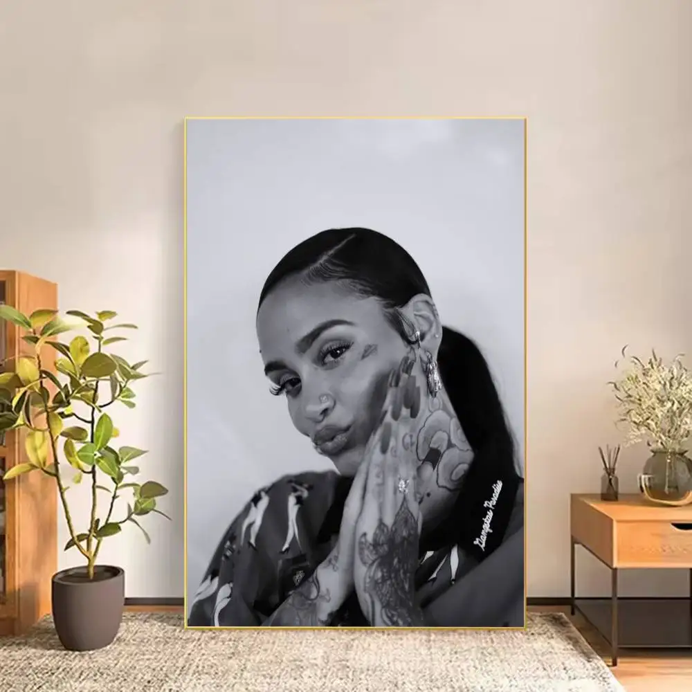 K-Kehlani Kehlani Poster Versatile HD Waterproof Wall Art Self-Adhesive Decor for Any Space Ideal Gift