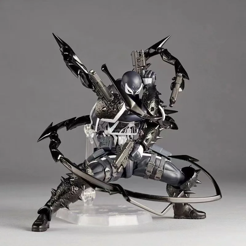 Kaiyodo Yamaguchi Style Marvel Venom Agent with Bonus Articulated Action Figure Model