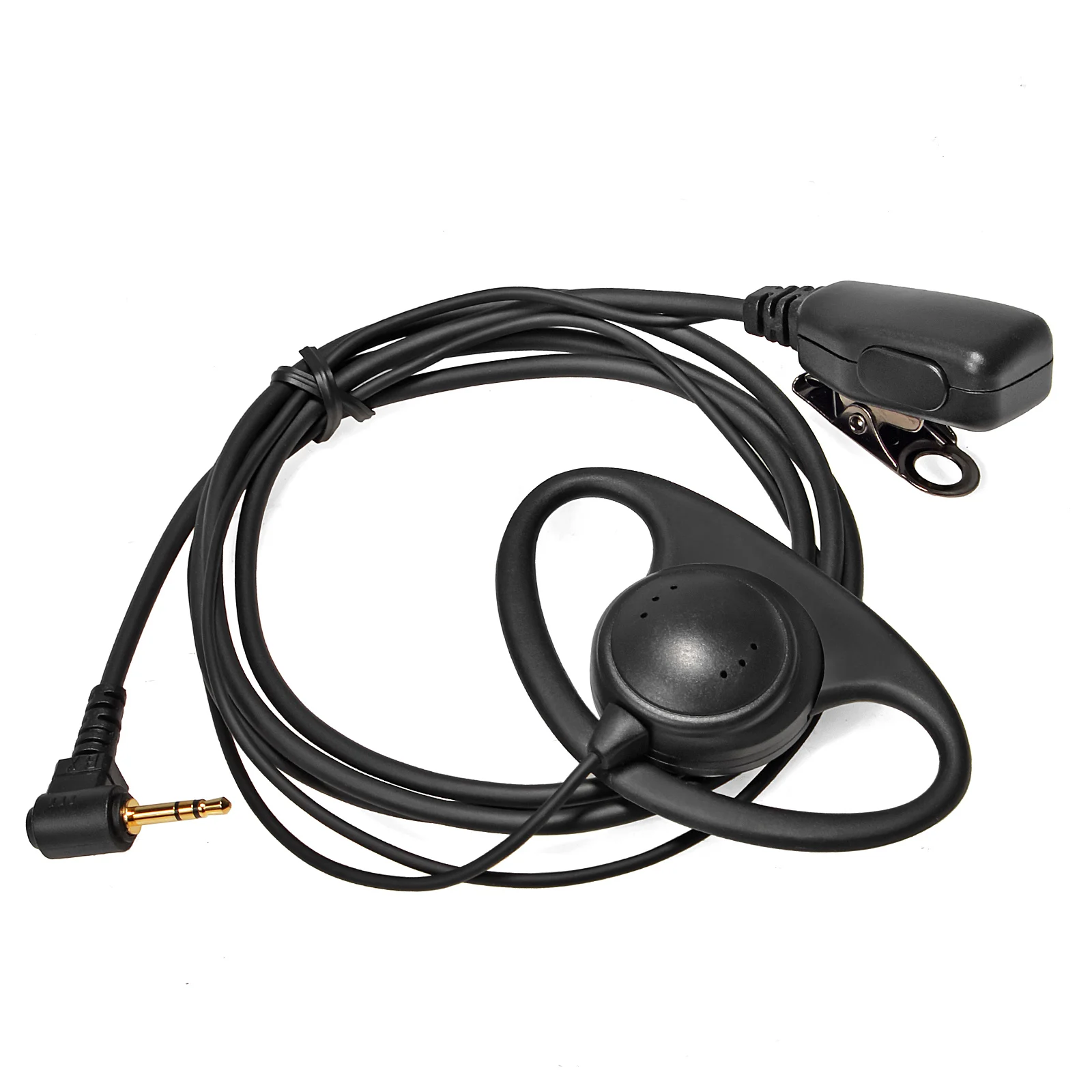 1 دبوس سماعة أذن لاسلكية على شكل حرف D مع ميكروفون متوافق مع راديو موتورولا TLKR T6 T7 T8 T9 T60 T61 T80 T81 T92 H20