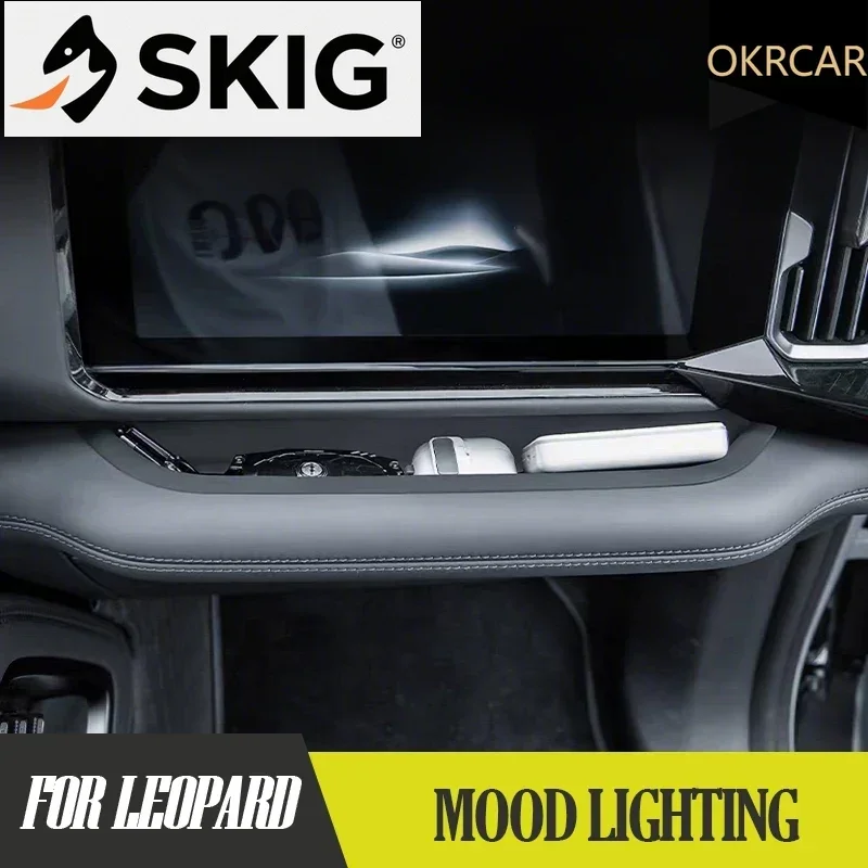 

Для BYD Formula Leopard 8, силиконовый ящик для хранения со стороны пассажира, устойчивый к царапинам, нержавеющий, нескользящий органайзер для приборной панели