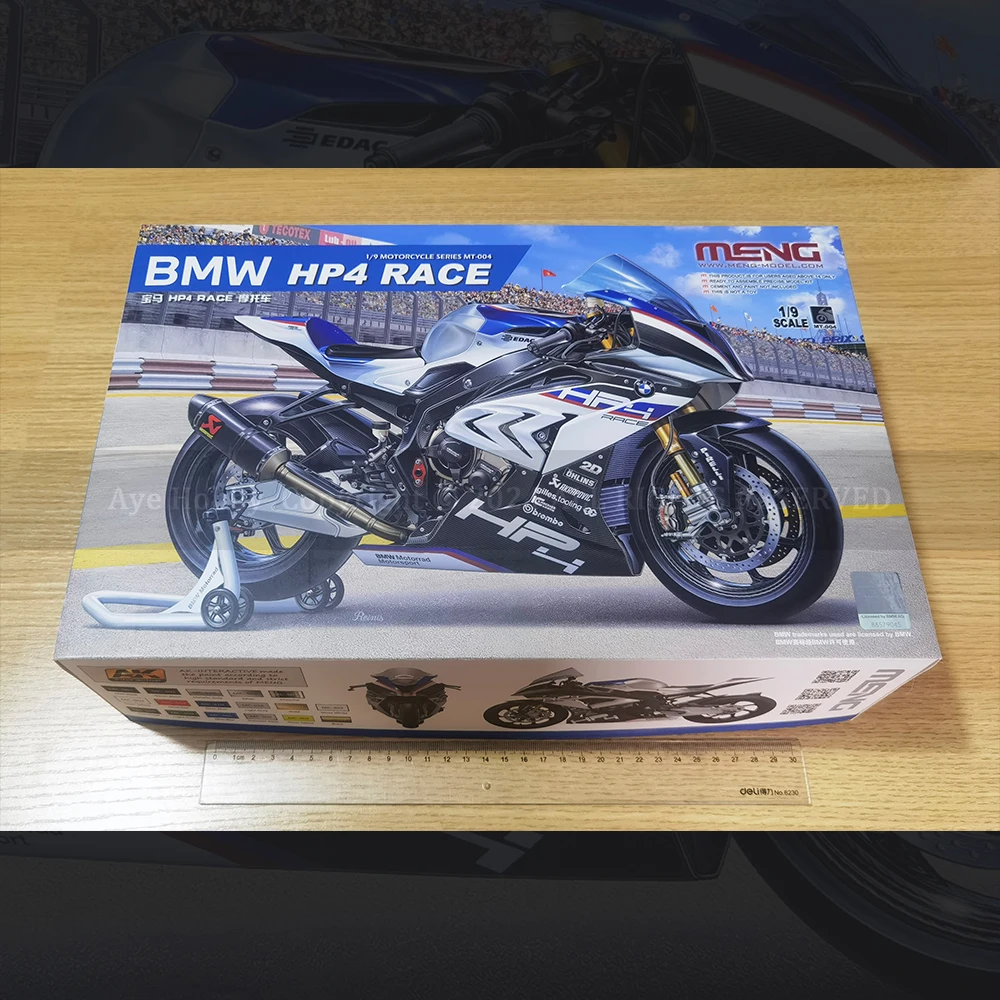MT-004 1/9 BMW HP4 RACE (Plastic Model Kit) – מודל מפורט ומעניין למתכנתי מודלים