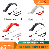 Rear Fender for Xiaomi M365/Pro/Mijia Mi 1S Electric Scooter Tire Splash Fender with Rear Taillight Back Guard Accessories
