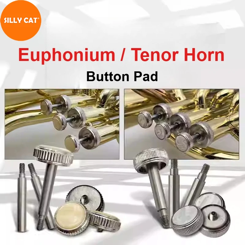 Tenor Horn Euphonium Buttons Keys Snaps Button Levers Piston Rod Piston Cylinders Connecting Rods