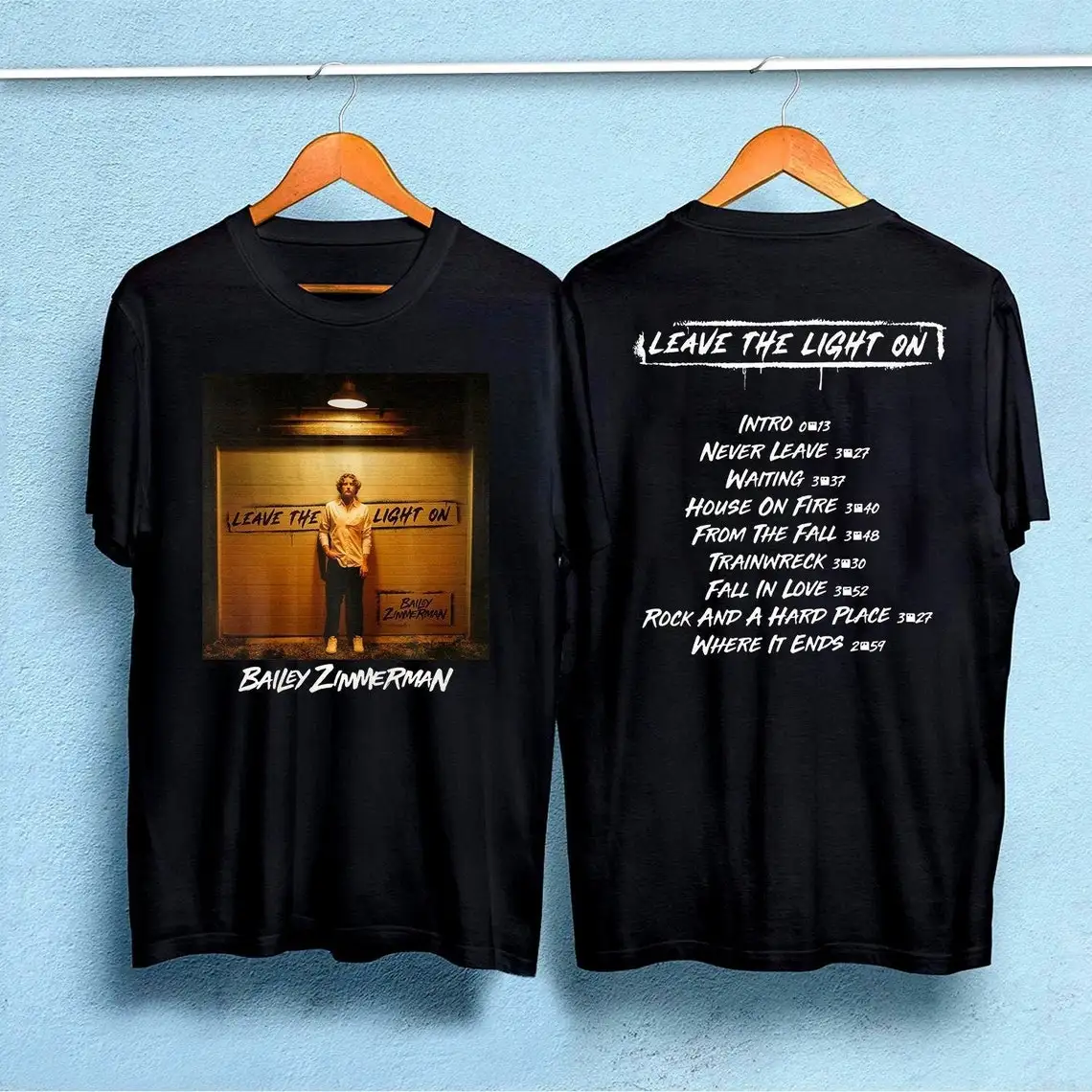 Bailey Zimmerman Tour 2023 T-Shirt Bailey Zimmerman Country Music Double Sided Shirt Bailey Zimmerman tour 2023 hoodie Gift For