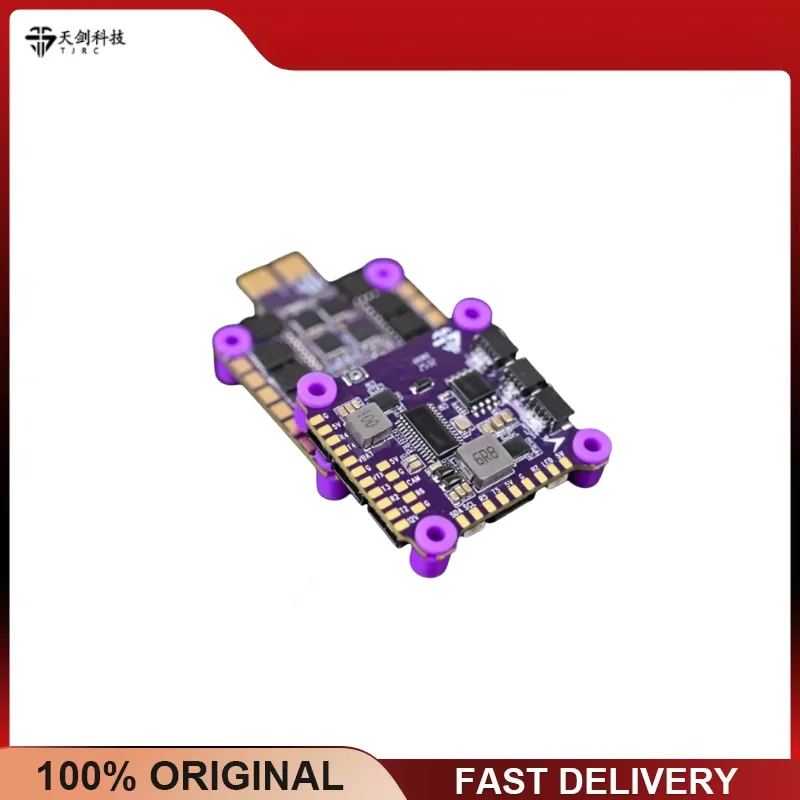 TJRC F722 Flight Controller Stack with 60A BLHeli_32 ESC ICM-42688 BMP388 for FPV Freestyle Racing Drone