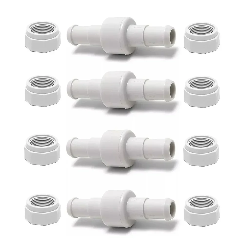 Seamless connection improved functionality Hose Swivel D20 and Hose Nut D15 Kit for forPolaris 280 380 180 4 Pack