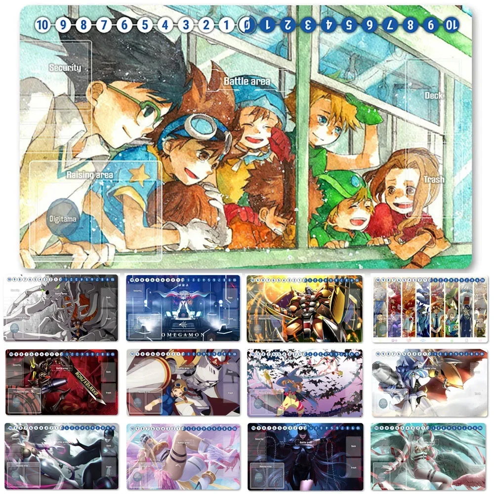 

Board Game Digimon Playmat Size 60X35 cm Play Mats Compatible for DTCG -307817