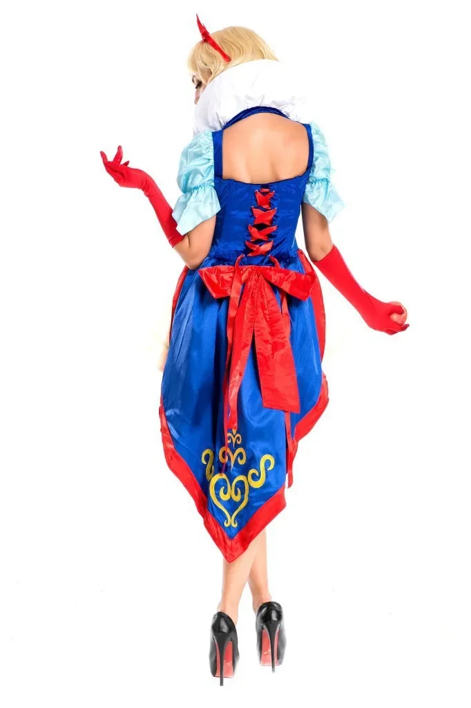 Cosplay Snow White Princess Costume Adult Women Princess Sexy Role Dress