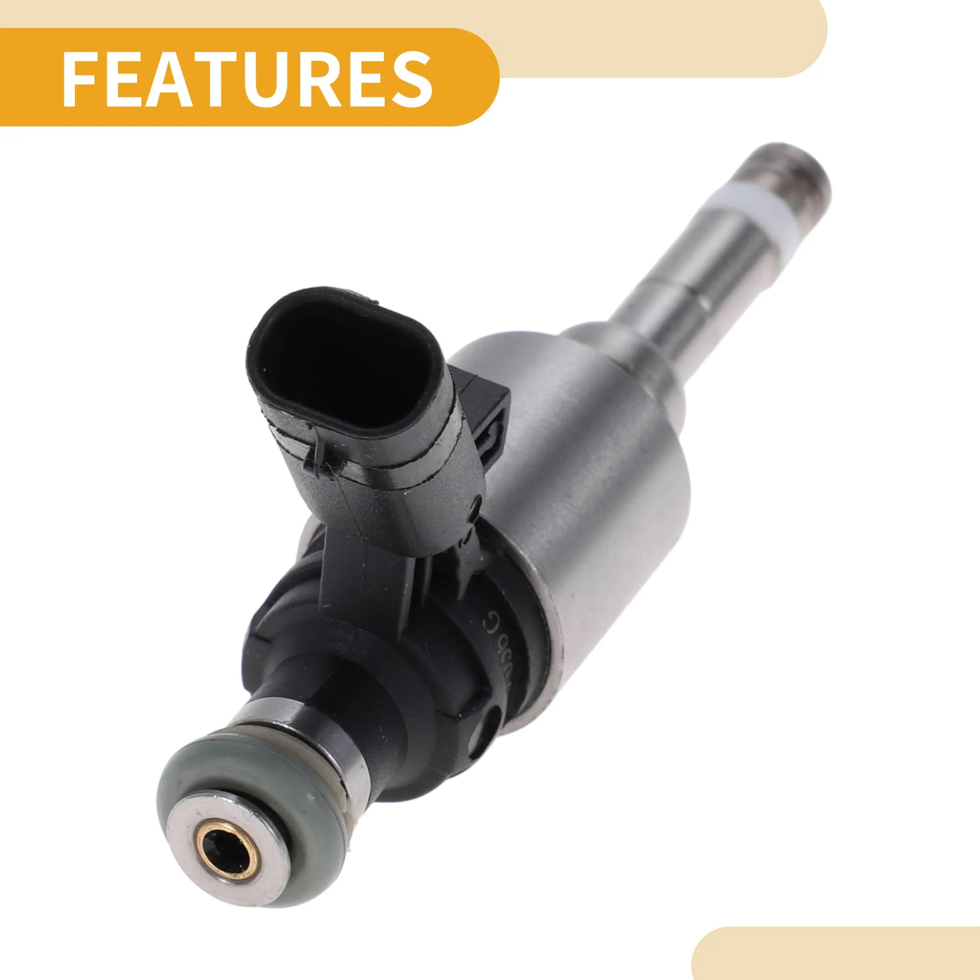 หัวฉีดน้ำมันเชื้อเพลิง UXCELL 1 ชิ้น รุ่น No.06H906036P สำหรับรถยนต์ Volkswagen BEETLE ปี 12-13 หัวฉีดน้ำมันเครื่องยนต์