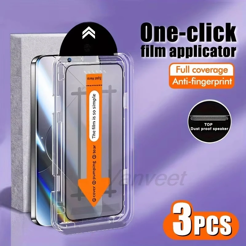 1-3PCS Oleophobic Coating Dust Free Tempertor Glass For Samsung A56 5G A17 A55 A13 A50 A54 A15 A16 A05 A51 A32 Screen Protector
