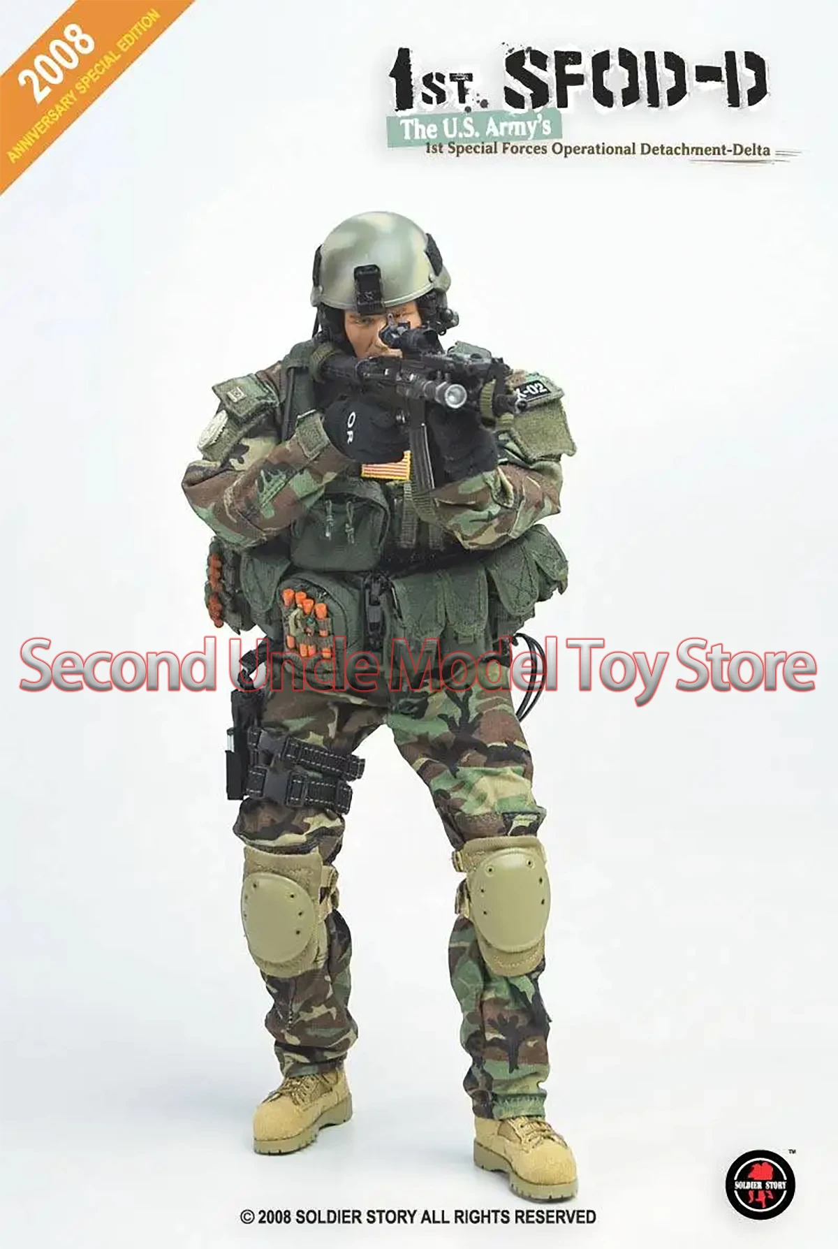 

SoldierStory SS020 1/6 United States Army Delta 1st SFOD-D 12'' Male Soldier Action Figure Full Set Model Toys Gift