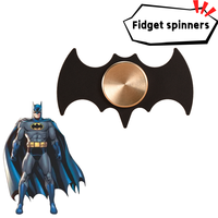 Batman Movie Character Peripherals Creative Personality Metal Fidget Spinners Cool Stress Relief Children's Toys Holiday Gifts