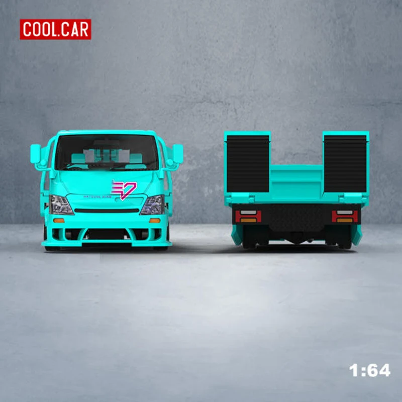 Cool รถ 1:64 H300 Flatbed Transport Trailer รถรุ่นคลาสสิกผู้ใหญ่ของที่ระลึกของขวัญจอแสดงผลแบบคงที่