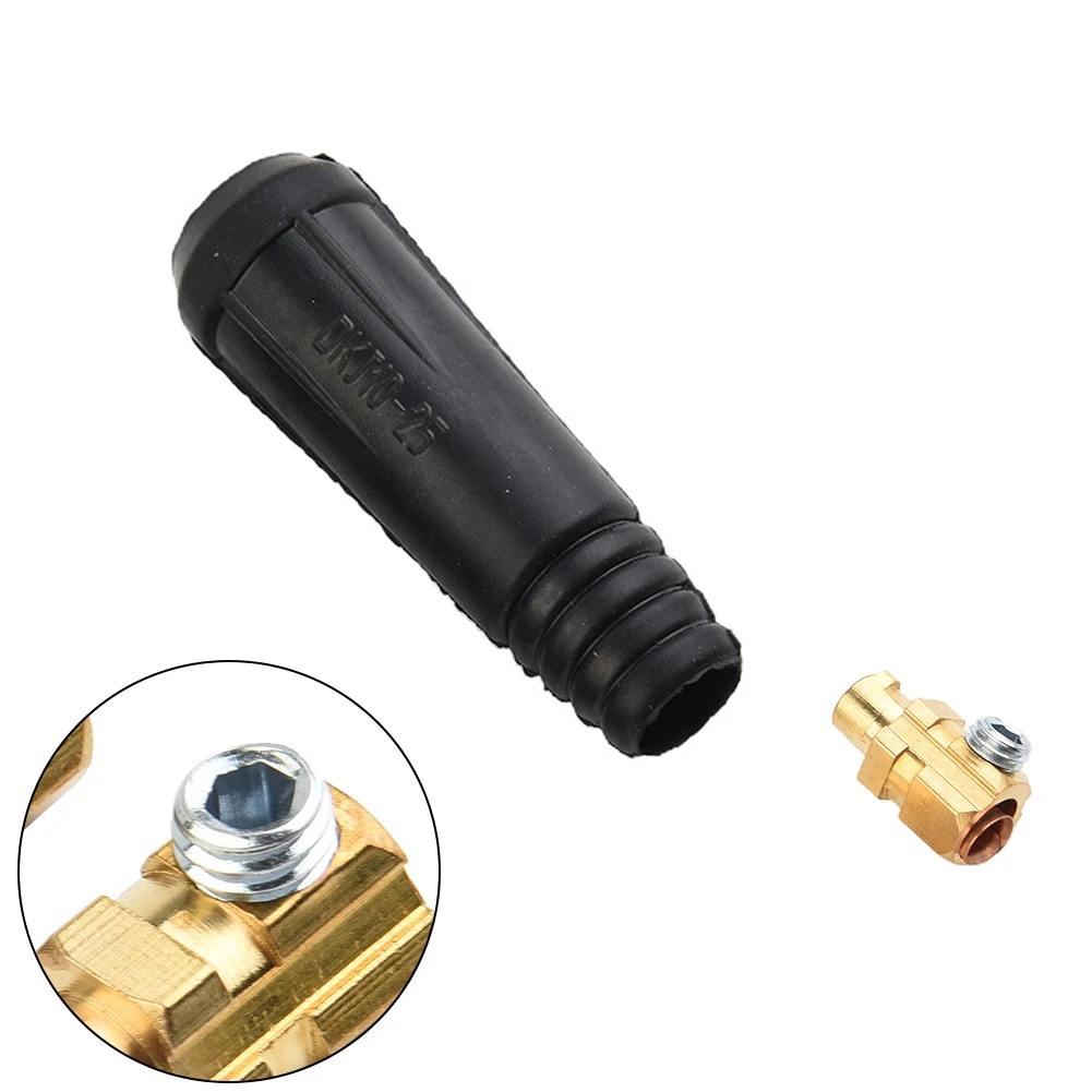 2pcs Welding Cable Board Connectors DKJ10-25 For TIG Welding Plasma Cutting Machine Cleaning Power Tools Accessories