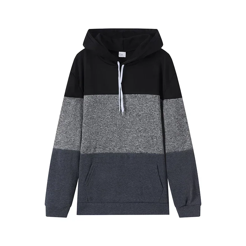 Autumn Winter Female Daily Casual Sporty Pullover 2026 New Arrival Women's Hoodie High Quality Three-color Stitching Sweatshirts