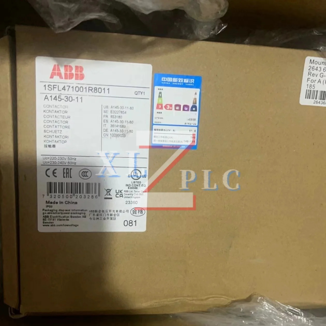 A110-30-11 110VAC A145-30-11 110V 新しいオリジナルコンタクタ