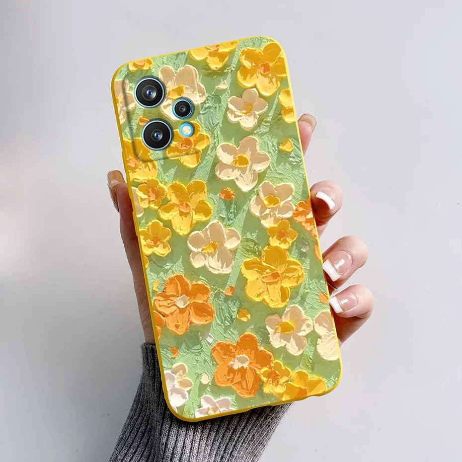 Cute Panda Cartoon Phone Case For Realme 9 4G 9 Pro Plus Protective Cover Case Soft TPU Funda For OPPO Realme 9 4G Coque Bumper