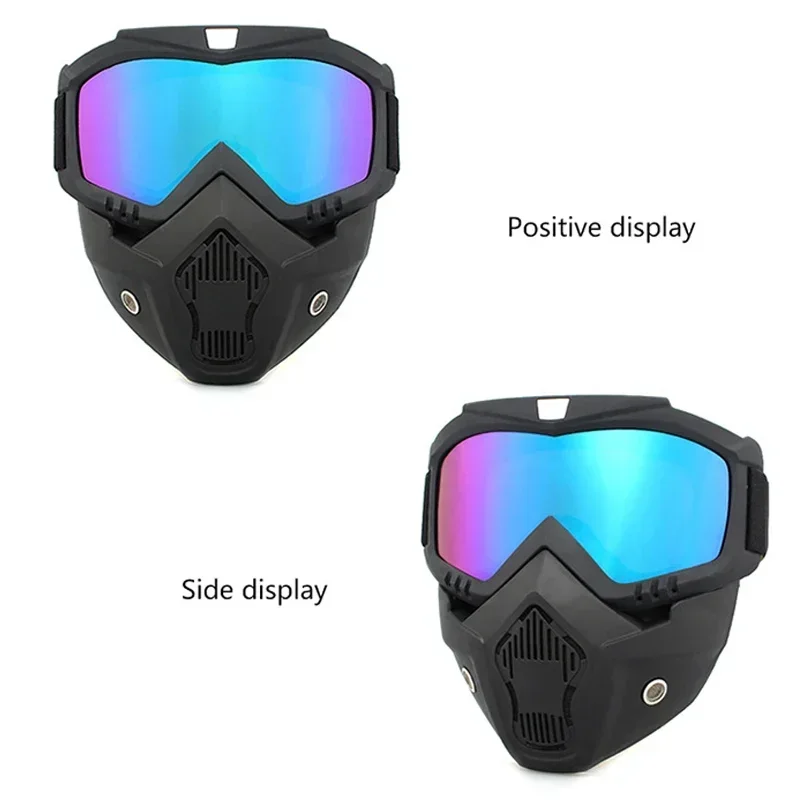 

Windproof Cycling Mask & Goggles – HD UV-Protective Sunglasses for Outdoor Summer Adventures