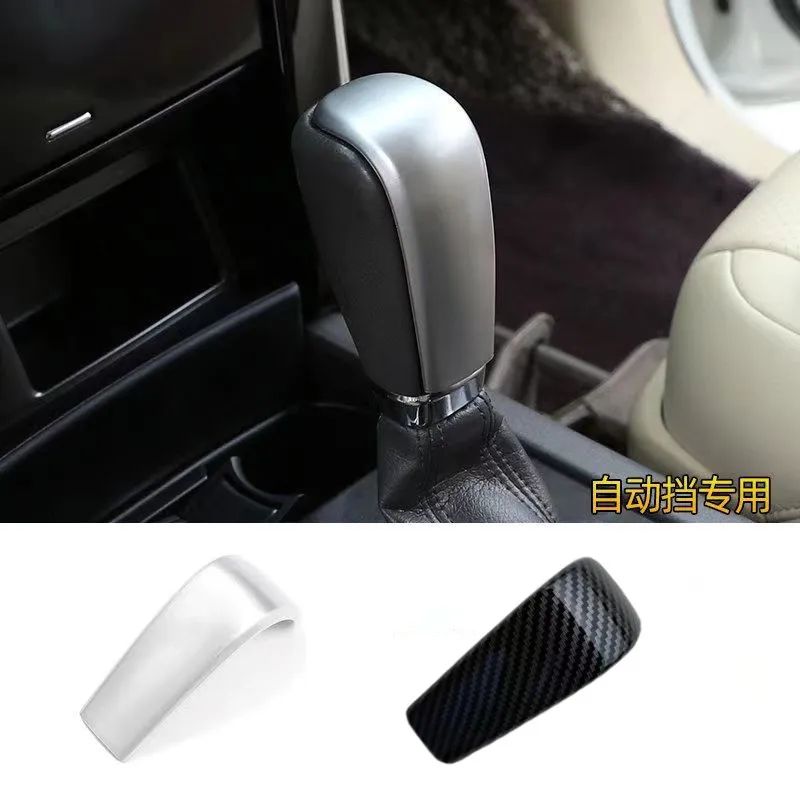 

Высококачественная накладка на ручку переключения передач автомобиля из углеродного волокна для Toyota Prado 2010-2017 и 2018-2022