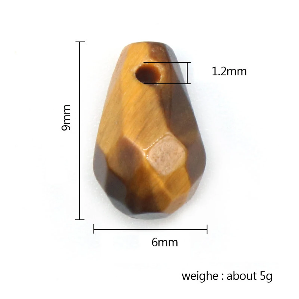 6x9mm 10pcs Natural Stone Crystal Quartz Spacer Beads Teardrop Shape Beads for Jewelry Making DIY Necklace Bracelet Accessories - Image 2