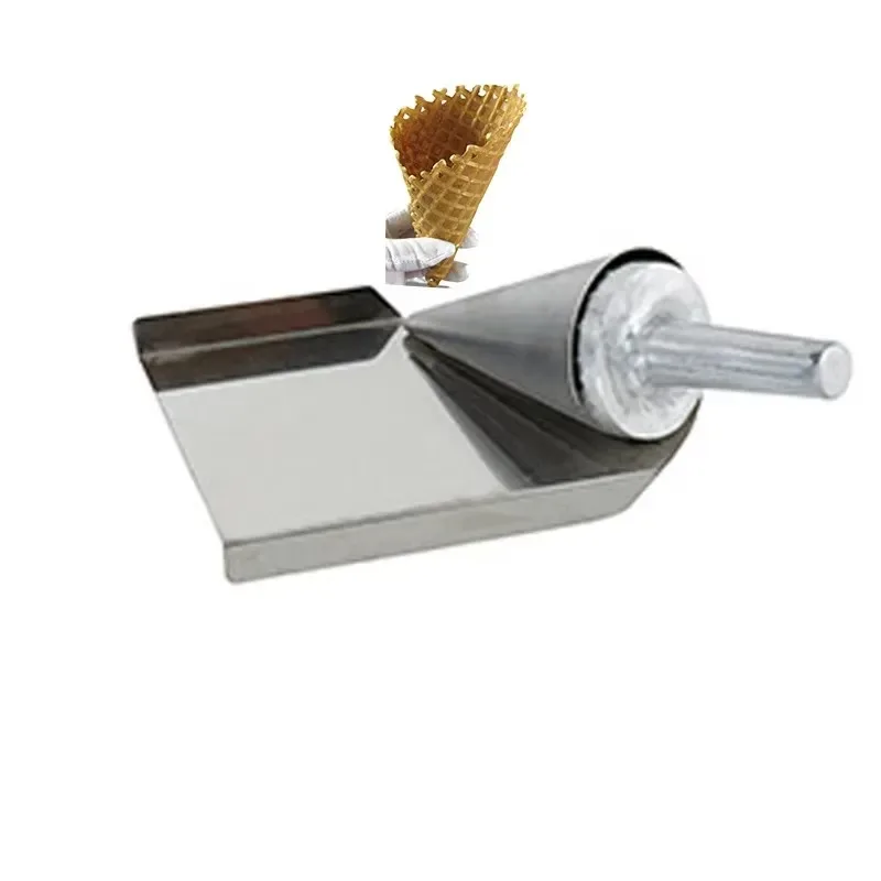 Ice Cream Waffle Reel Former Stainless Steel Waffle Reel Former Cast Aluminum Body Non-Stick Reel Mould