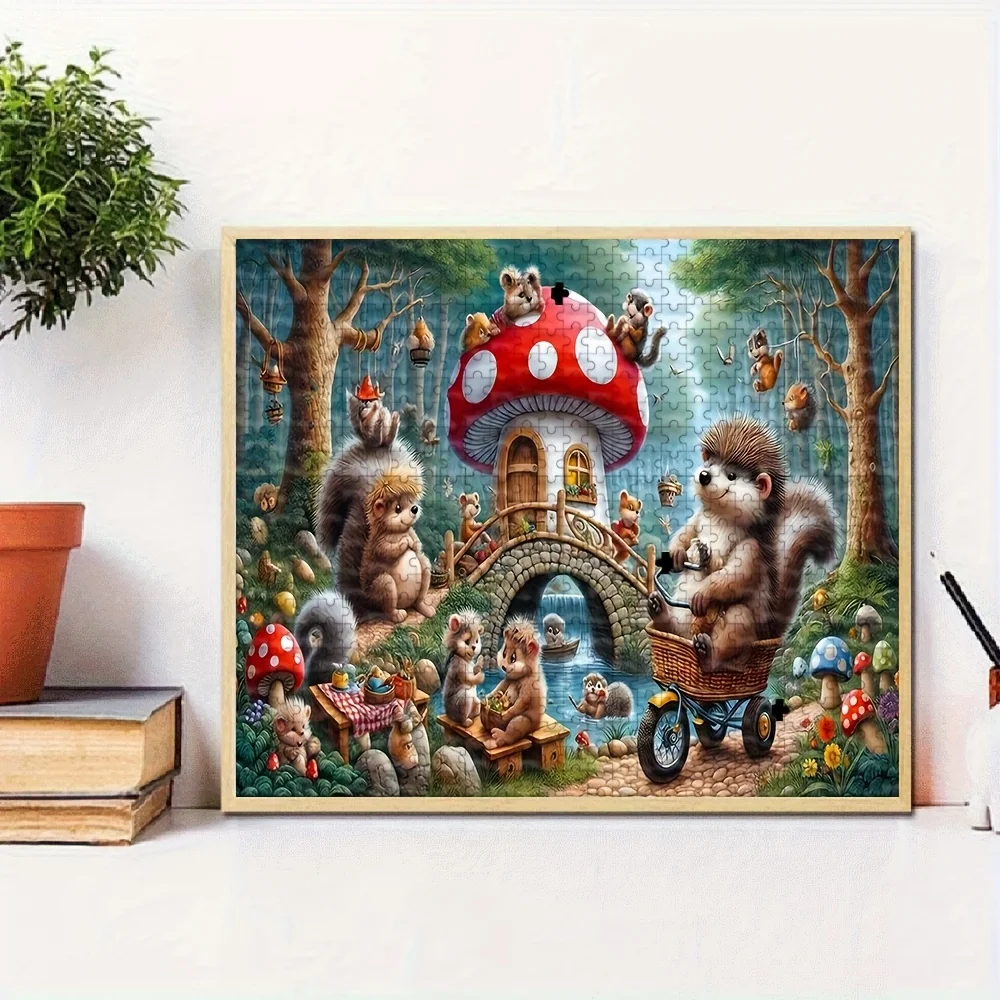 500/1000ピース 大人向けパズル、高品質、ストレス解消の楽しいファミリーゲーム、誕生日、クリスマス、ハロウィーン、ギフトに最適