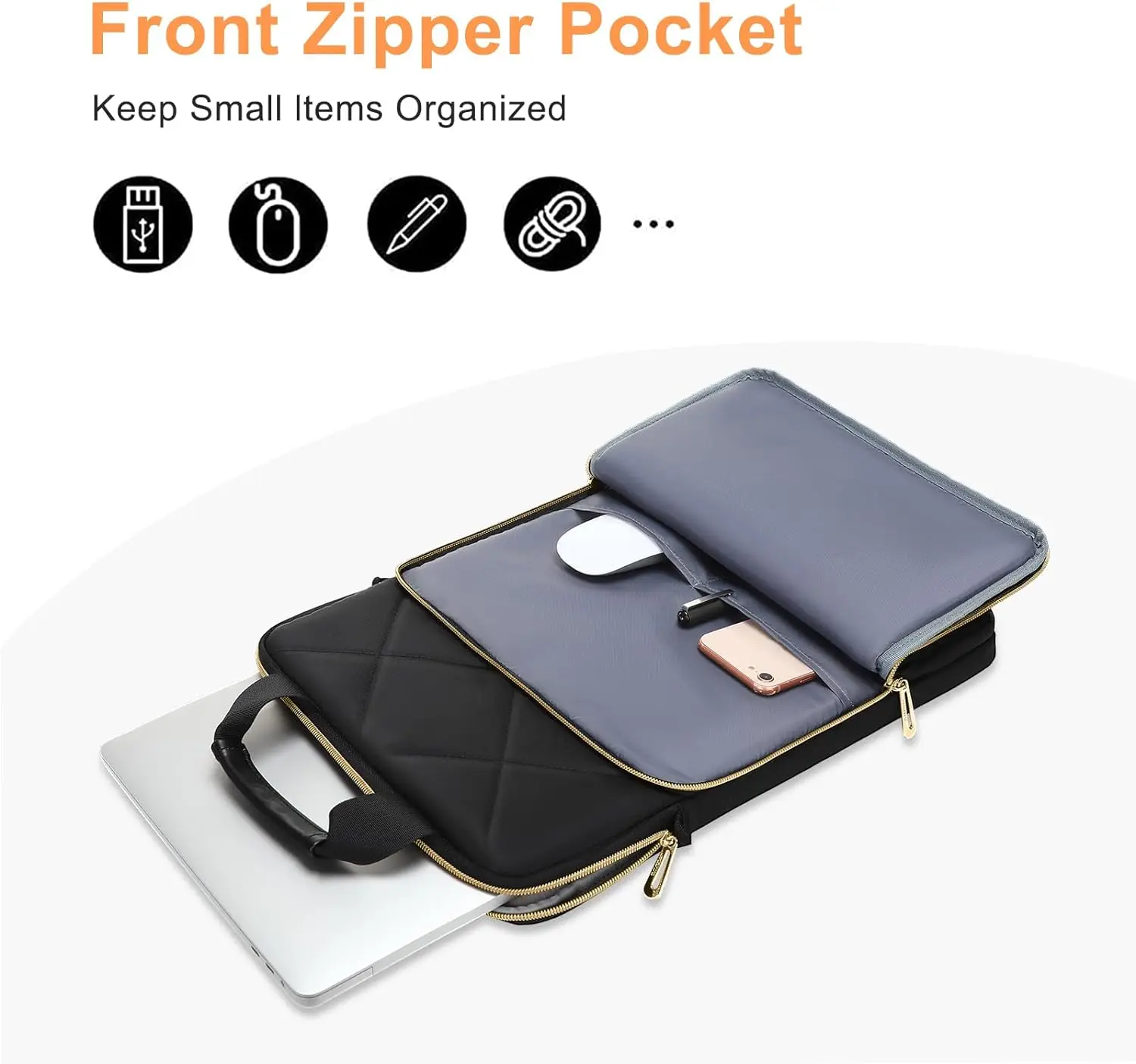 

13 14 15 15.6 16 inch Laptop Bag for MacBook Air Pro M1 M2 M3 HP Dell Lenovo Asus Notebook Messenger Shoulder Bag Sleeve Case