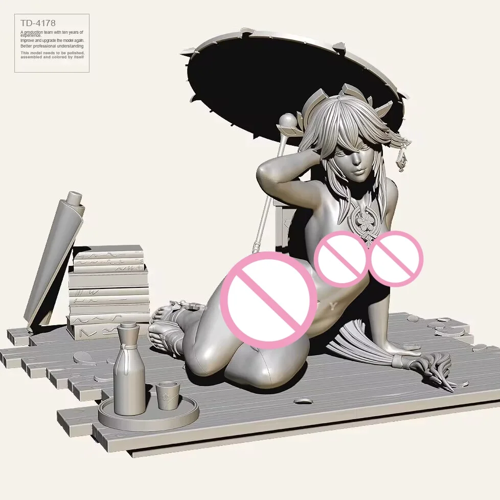 Soldat en résine pour fille japonaise Mika, Kit de figurines en résine 1/24, à assembler, Miniatures, non assemblées, non peintes, jouets de collection pour loisirs