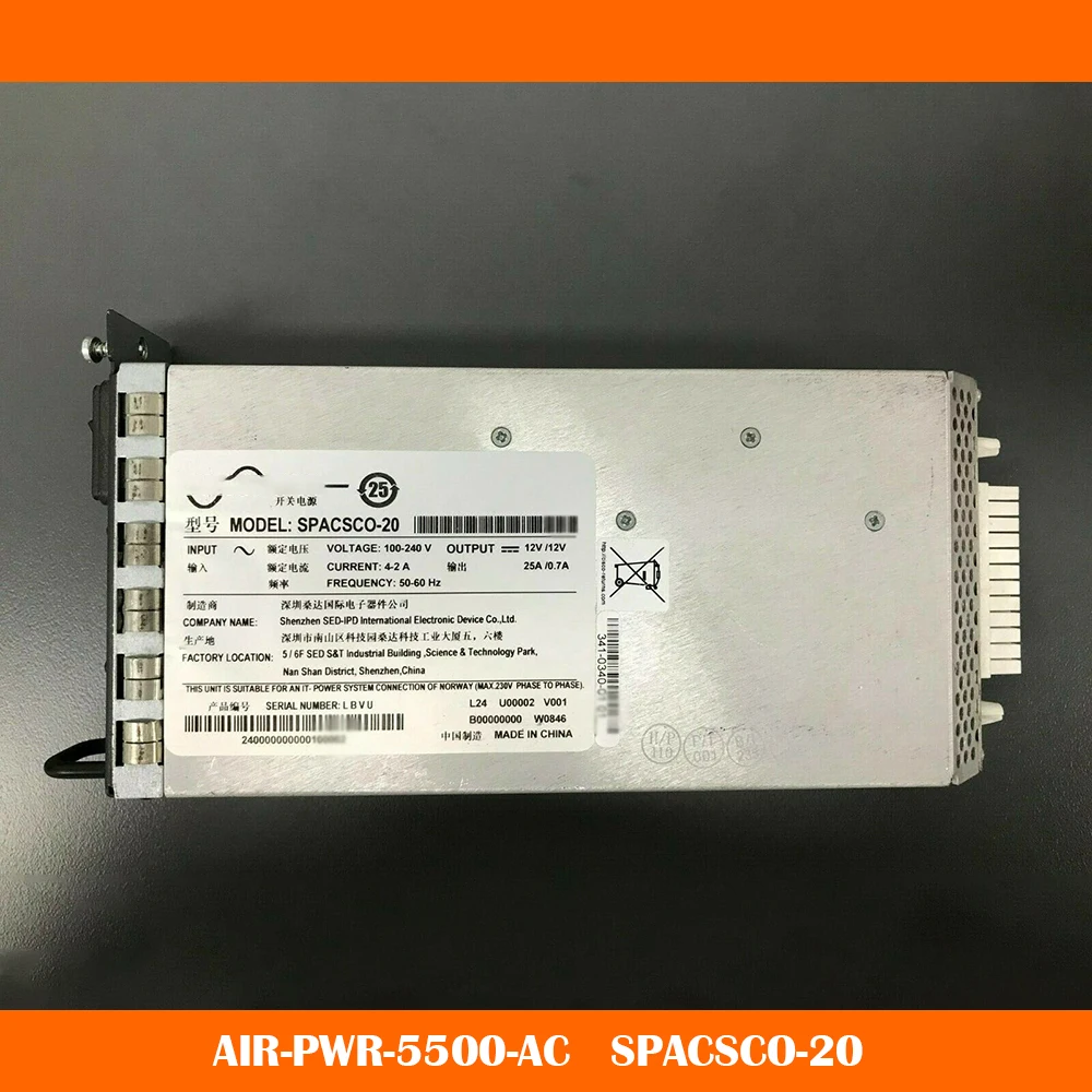 AIR-PWR-5500-AC SPACSCO-20 For CISCO 5500 Series Power Supply High Quality Fast Ship Work Fine