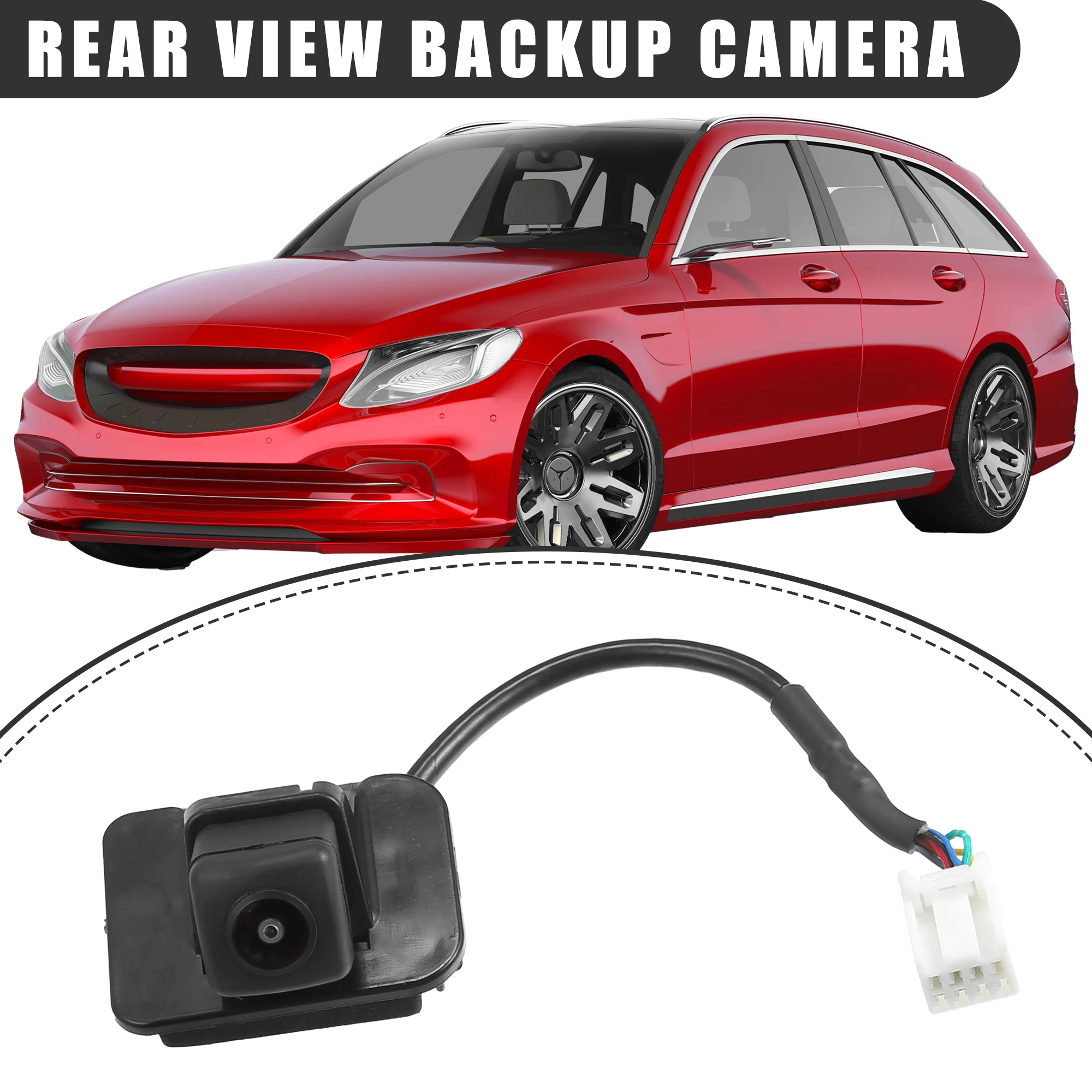 

UXCELL Camera Rear View Camera, Parking Park Assist Camera, for Honda Accord 2014 2015, ABS, 39530-T2A-A21, Black