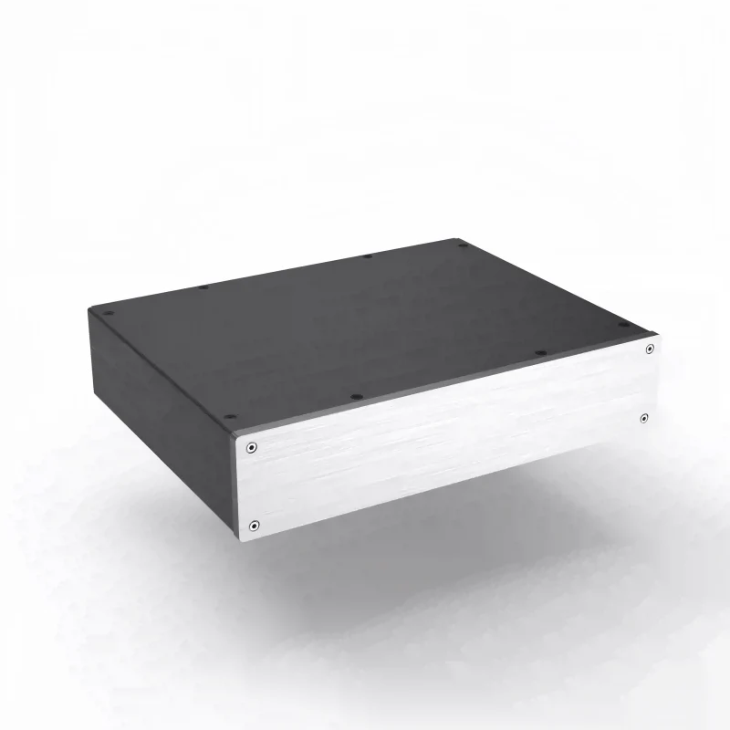 320*70*248mm Silver Blank Panel All Aluminum Amplifier Chassis  Preamplifier chassis DAC Decoder Enclosure Diy Audio case