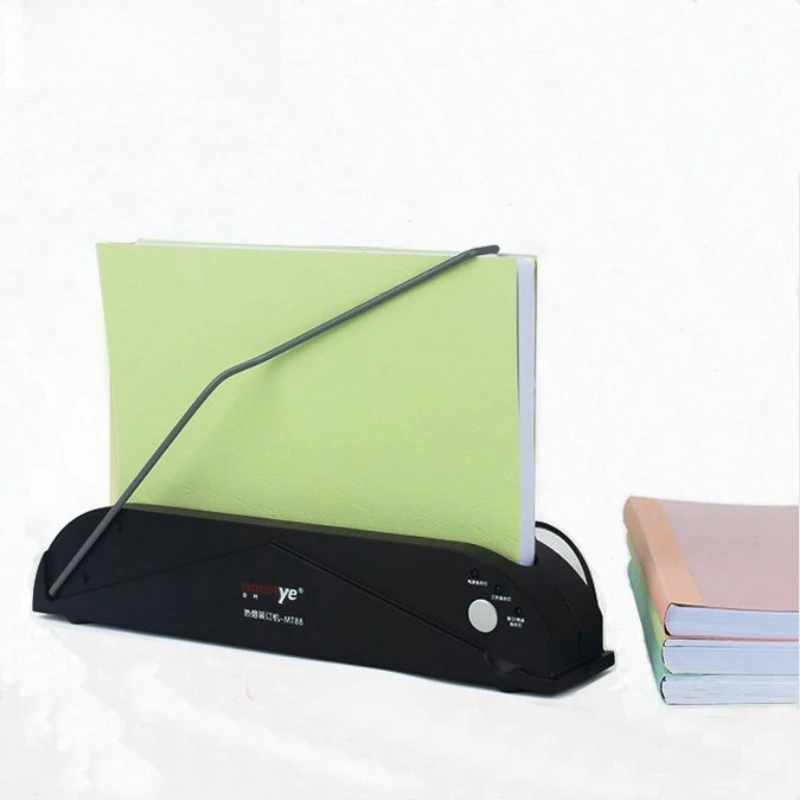 Thermal Hot Melt Binding Machine Electric Book Binder for Financial Invoice Certificate Bid Document Folder