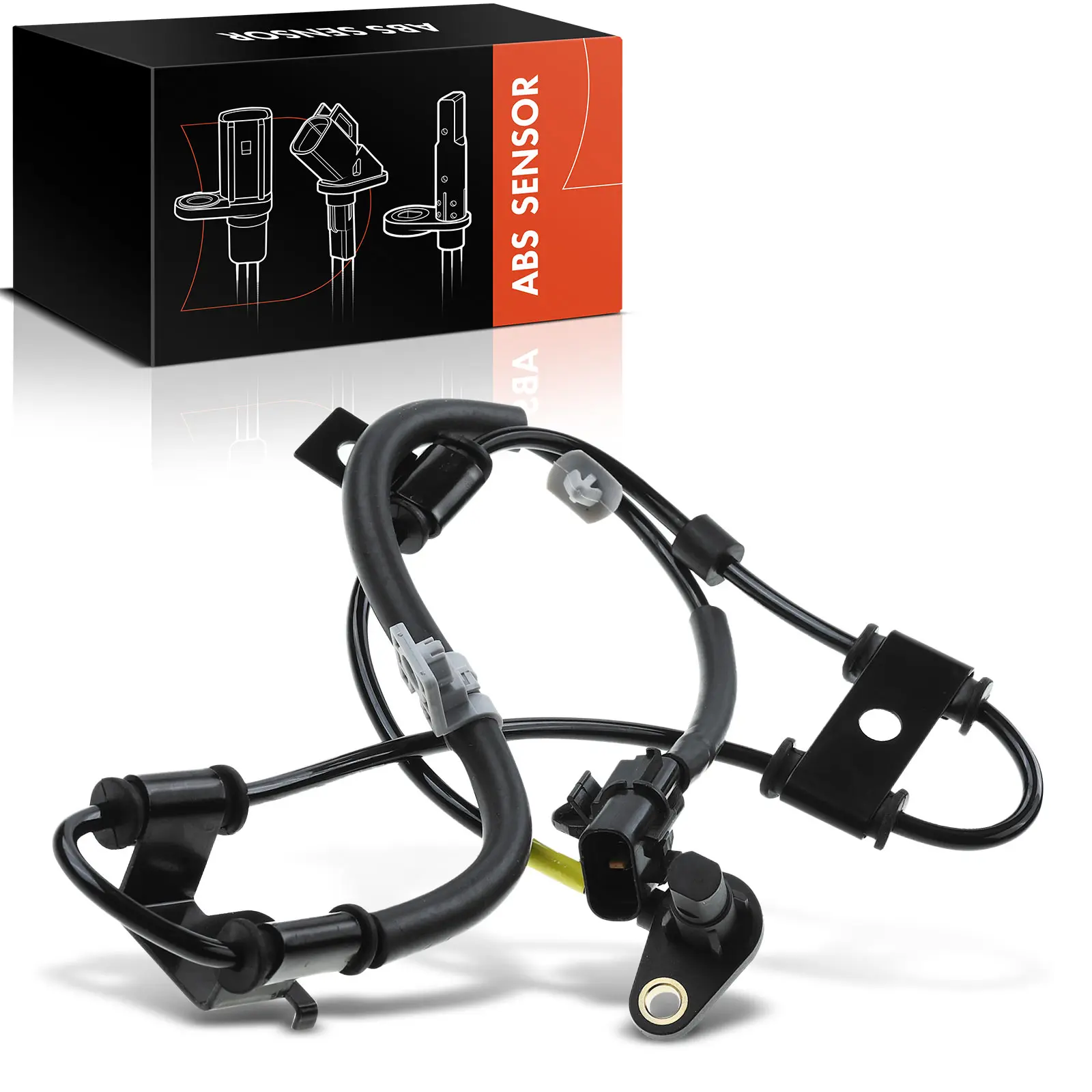 Frankberg 1x ABS Sensor Vorderachse Rechts für Hyundai Accent III Stufenheck KIA Rio II 1.4L 1.5L 1.6L 2005-2011 5S10828 ALS1692