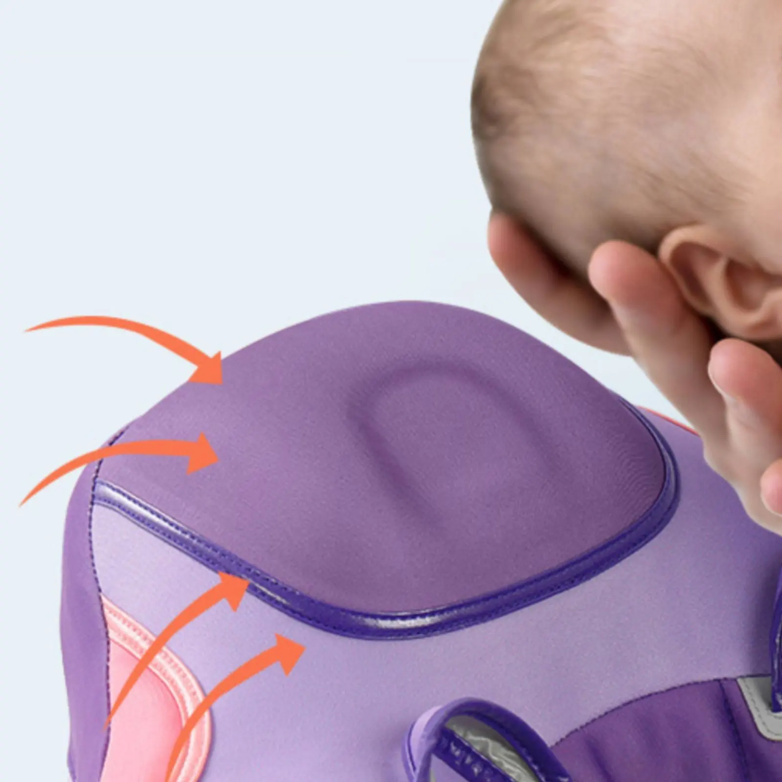 Flotador acuático para bebé con parasol, diseño antivuelco, no inflable, ayuda acuática infantil, espuma firme, instructor acuático, resistente a fugas