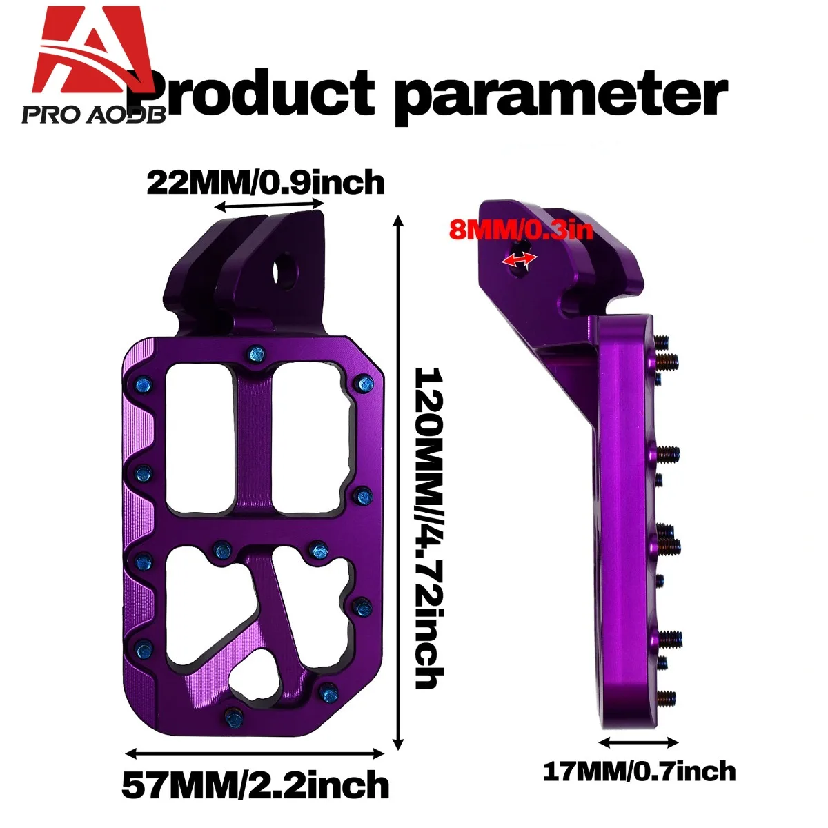 Foot Pedal for SURRON Pegs Ultra Bee Motorcycles Customized Modified Foot Pegs for SurRon Electric Bike Motorcycle Accessories