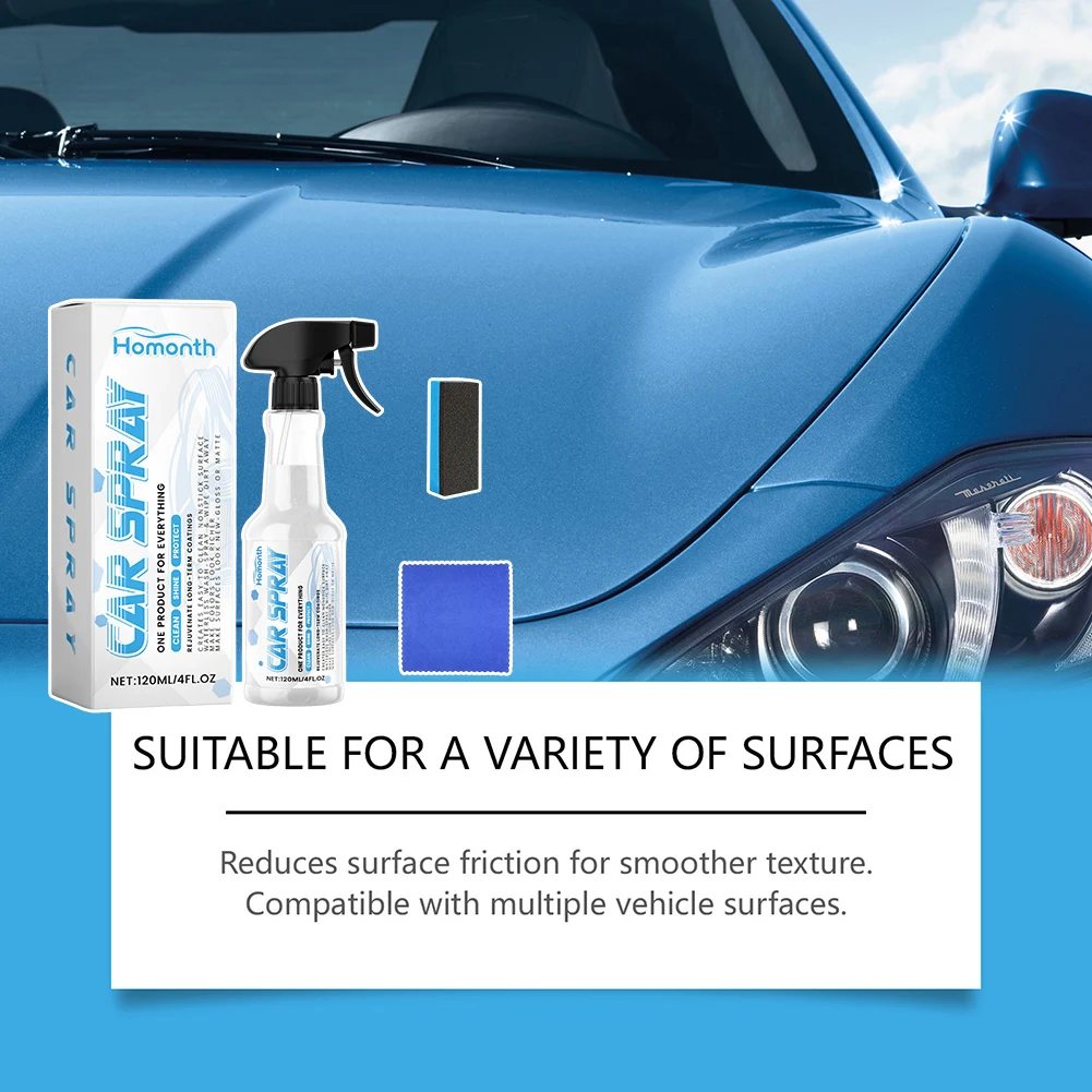 Car Coating Spray Fast-Acting Car Paint Polish Liquid Car Supply