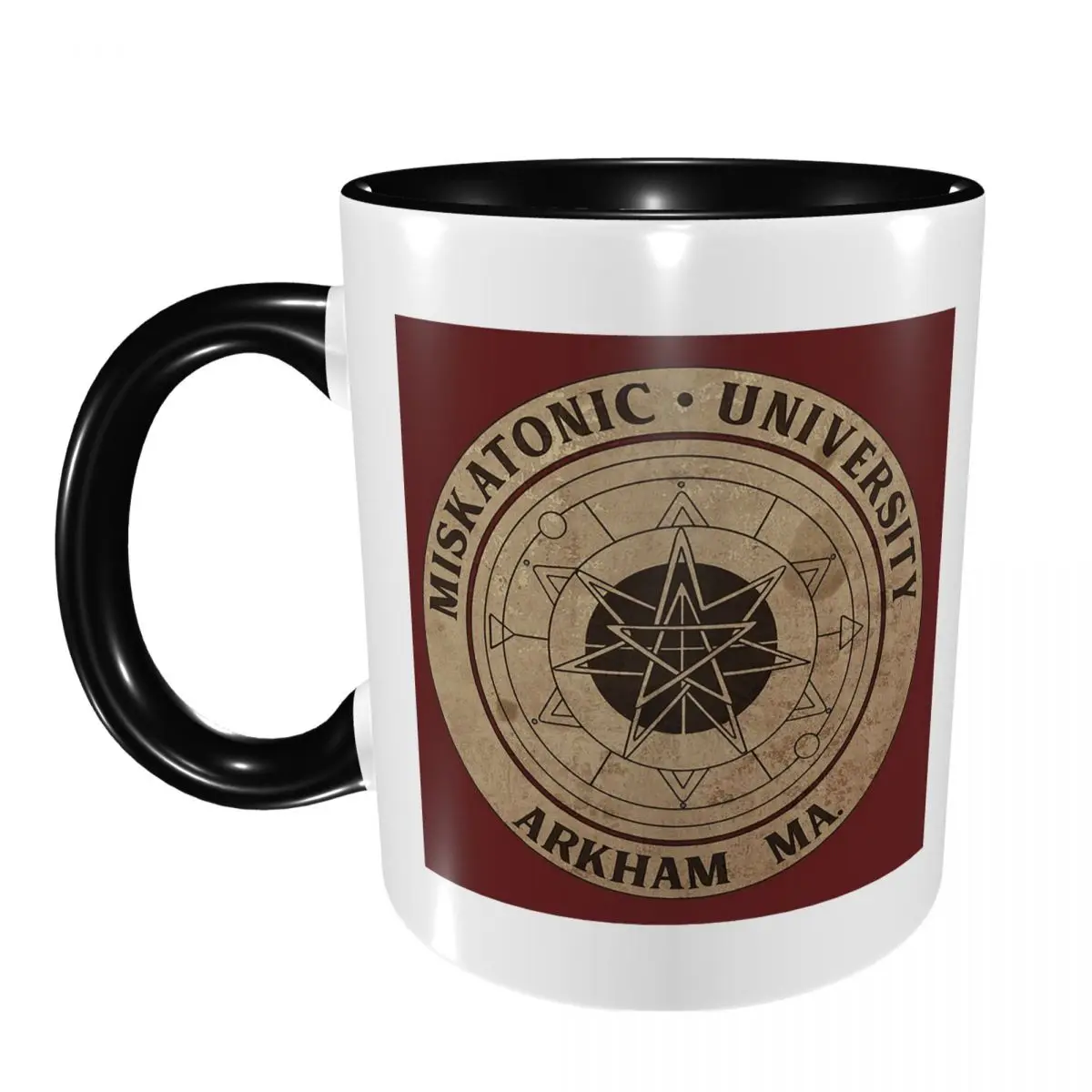 Miskatonic University Mug Funny Ceramic Coffee Cups Tea Mugs Milk Cup Drinkware Gift for Woman Man