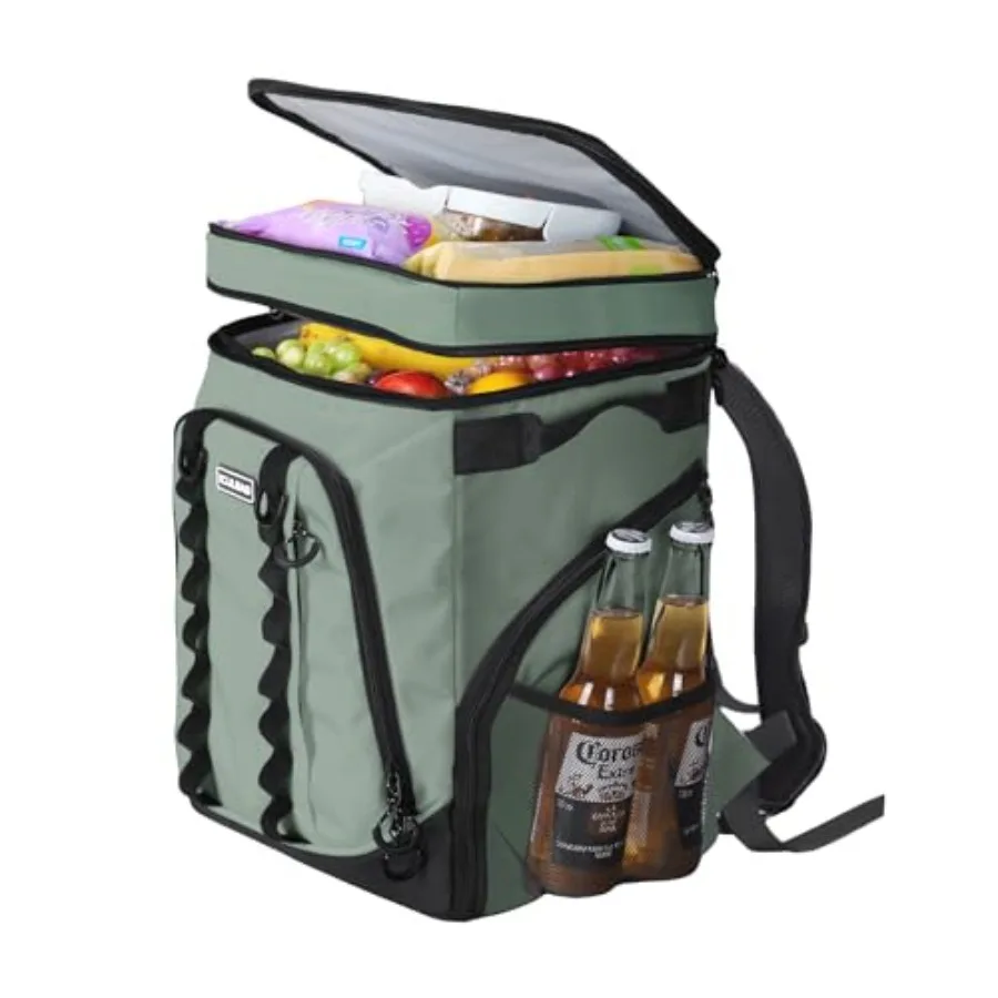 

Beach Cooler Backpack for Men 36cans Insulated Backpack Cooler Lunch Bag for Women Camping Hiking Picnic Travel for 18 Hours Co