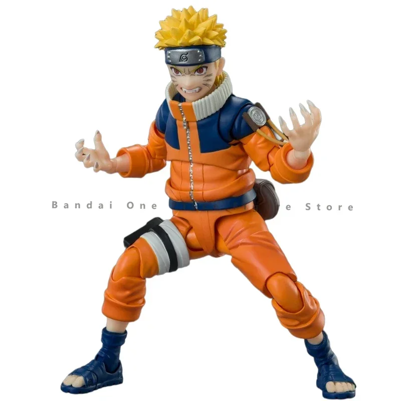 In Stock Original Bandai Naruto SHF Uzumaki Action Figures Animation Toys Model Genuine Collector Hobby Anime Gifts for kids