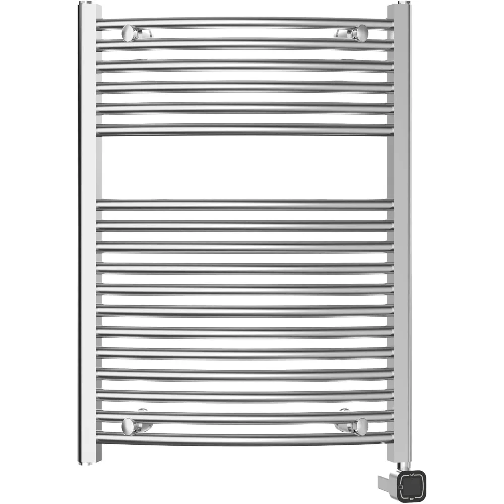 

Smart Towel Warmer with Timer and Temperature Control, Plug-in/Hardwired Towel Rails Heater Smart Liquid Filled Towels Rails