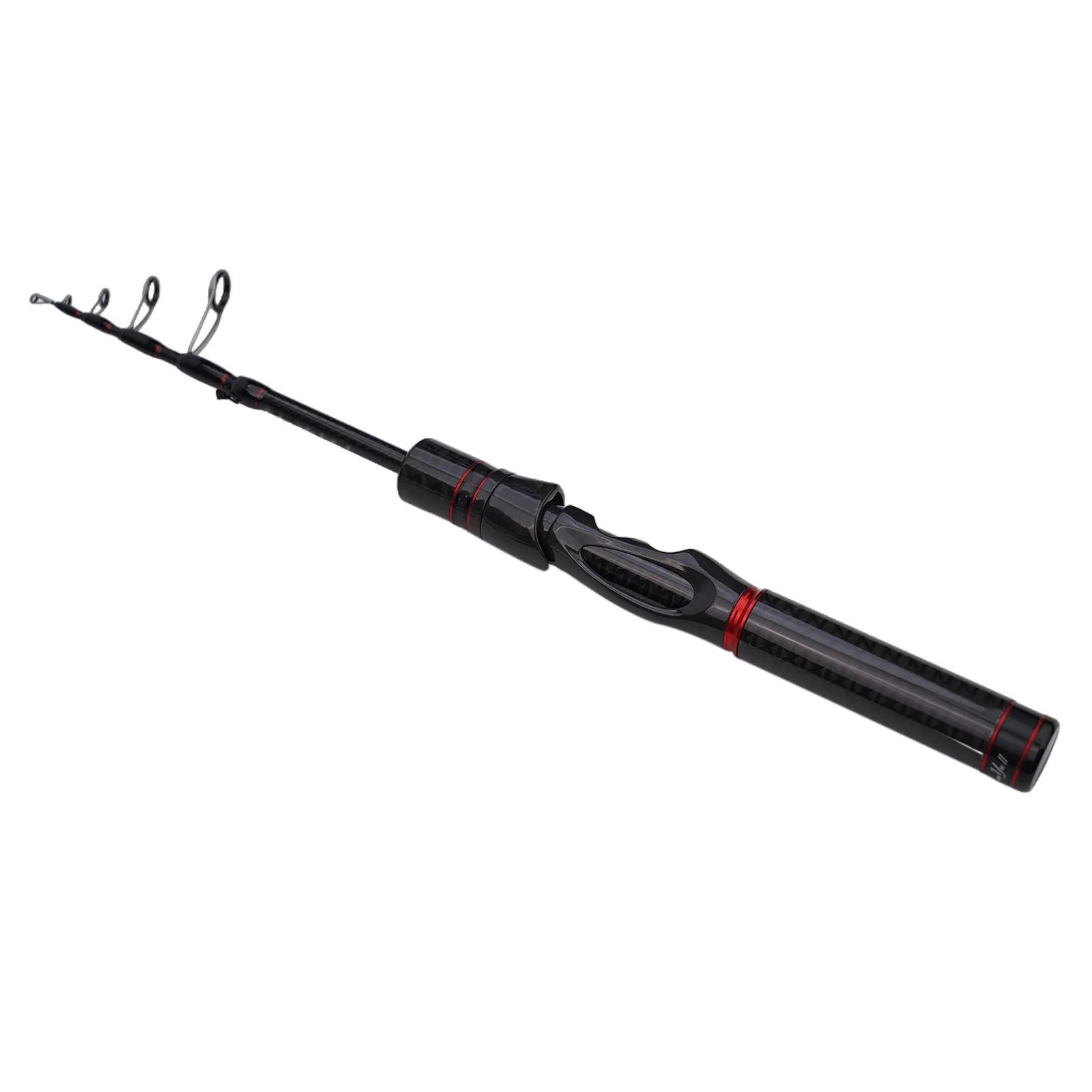 Fishing Rod Lure Rod Retractable Foldable Hook Green Slightly Horse Mouth Red Eye Anti-tangle Guide Ring Carbon Fiber